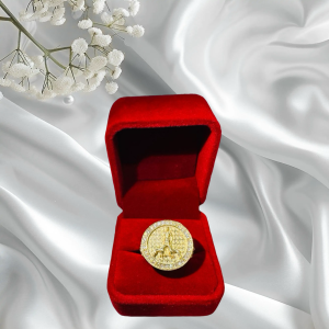 Beautiful 10k San Lázaro Men's Ring
