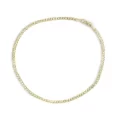 Womens Curb link Anklet in 10K Gold 2.5mm 1.7g webp
