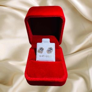 Beautiful small earrings for women and babies in 10k