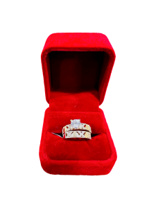 ✨💍Elegante anillo de compromiso dúo para mujer,