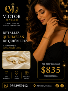 ✨ Hermosa pulsera en oro 10K ✨
Un diseño elegante y delicado que realza tu estilo en cualquier ocasión.